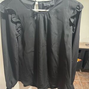 Laundry By Shelli Segal Women's Elegant Black Blouse